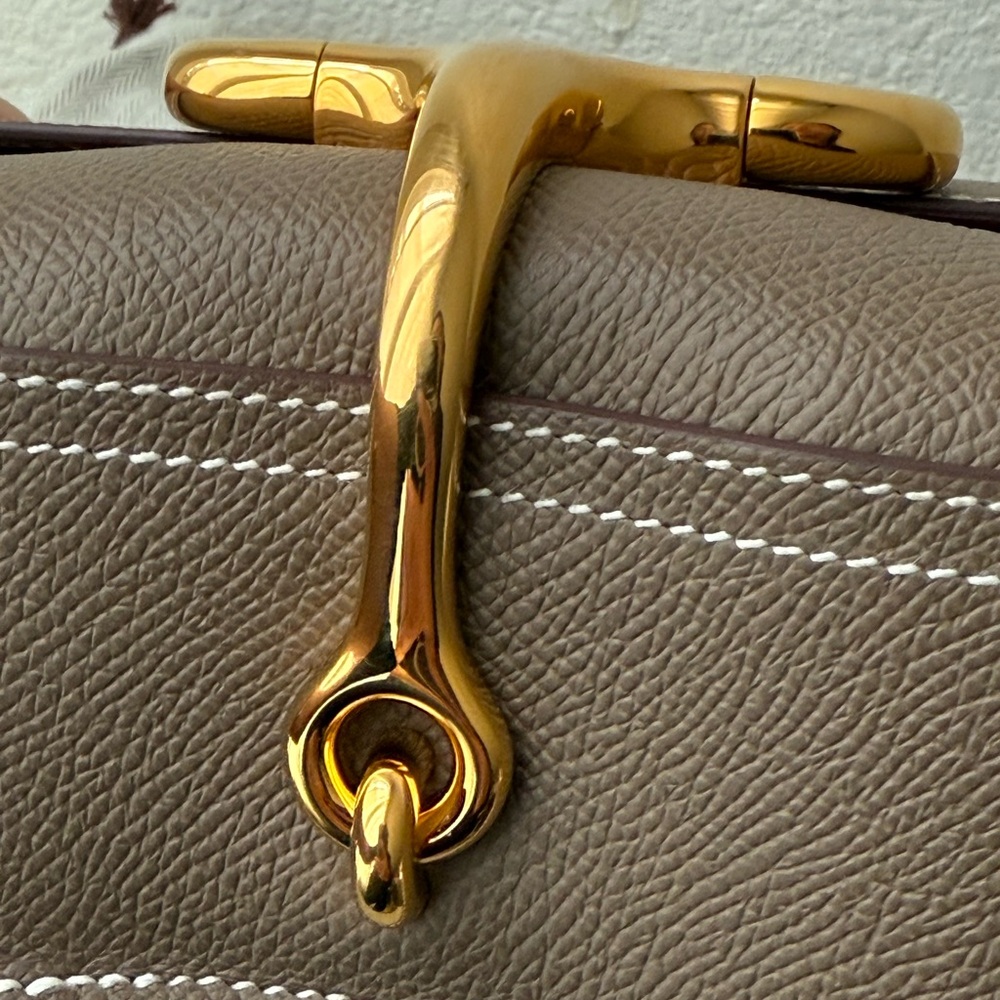 HERMES DELLA CAVALLERIA MINI BAG in EPSOM LEATHER with Gold HW - Picture 12 of 16